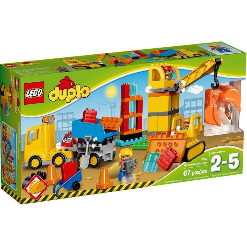 LEGO DUPLO 10813 Velké staveniště - Stavebnice