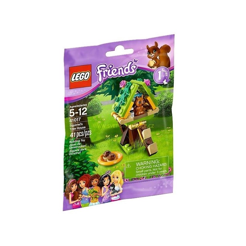 LEGO FRIENDS - Domček na strome pre veveričku 41017 - Stavebnice