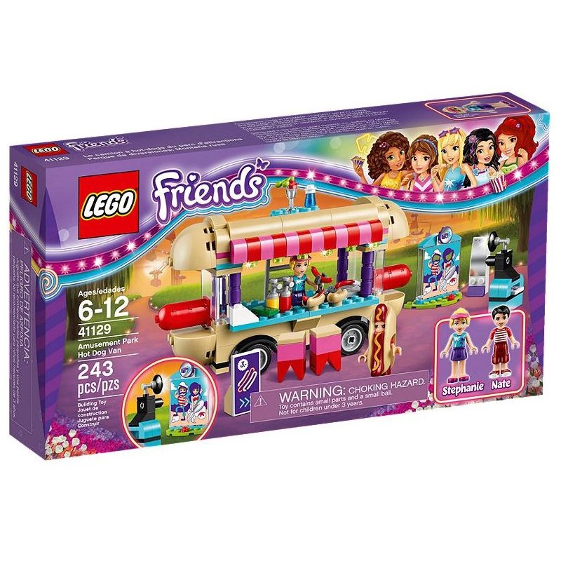 LEGO Friends 41129 Dodávka s párky v rohlíku v zábavním parku - Stavebnice