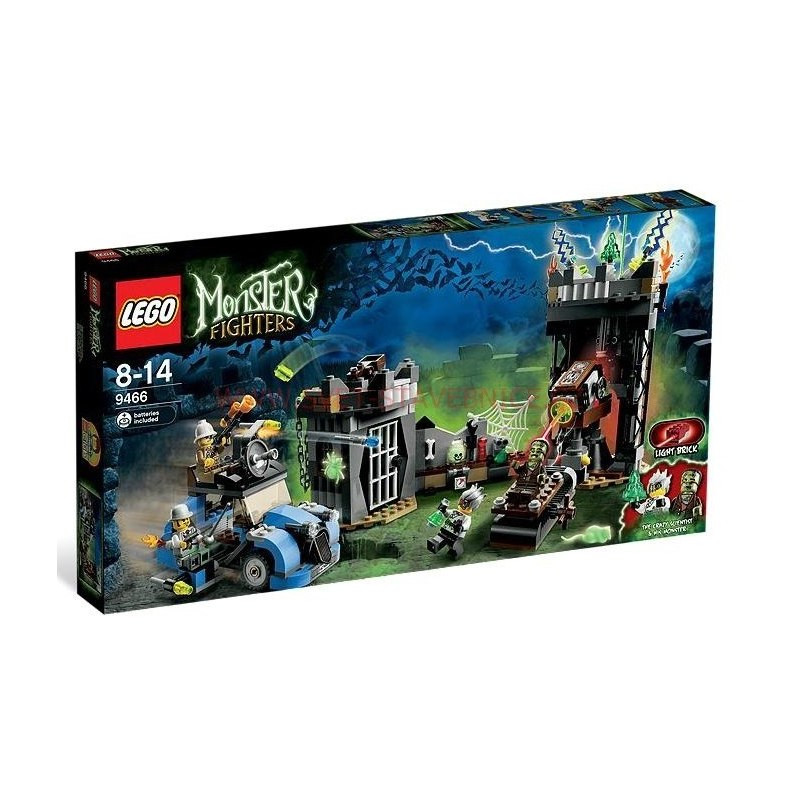 LEGO MONSTER FIGHTERS - Šialený profesor a jeho netvor 9466 - Stavebnice