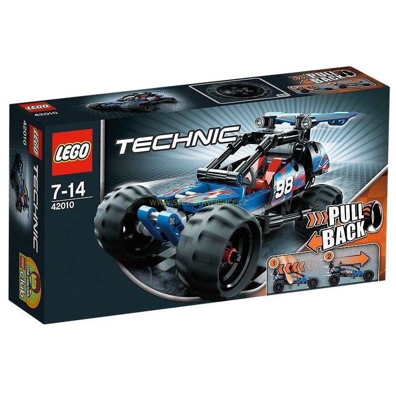 LEGO TECHNIC - Terénní čtyřkolka 42010 - Stavebnice