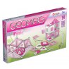 Ružová magnetická stavebnica Geomag Pink 142 je určená pre dievčatá a dievčatká. Obsahuje 36 dlhých tyčiek, 28 guličiek a výplne.
