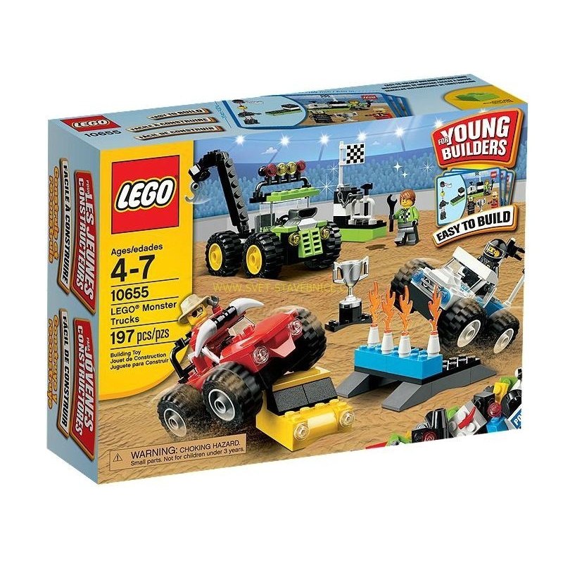 LEGO Moja prvá LEGO - Monster Trucks 10655 - Stavebnice