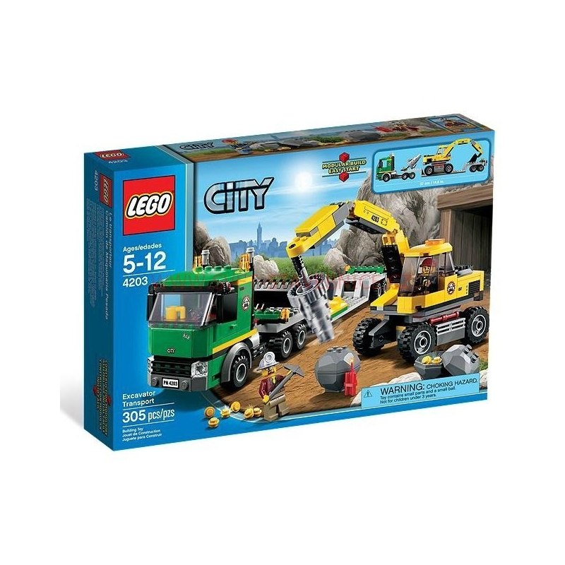 LEGO CITY - Přeprava rypadla 4203 - Stavebnice