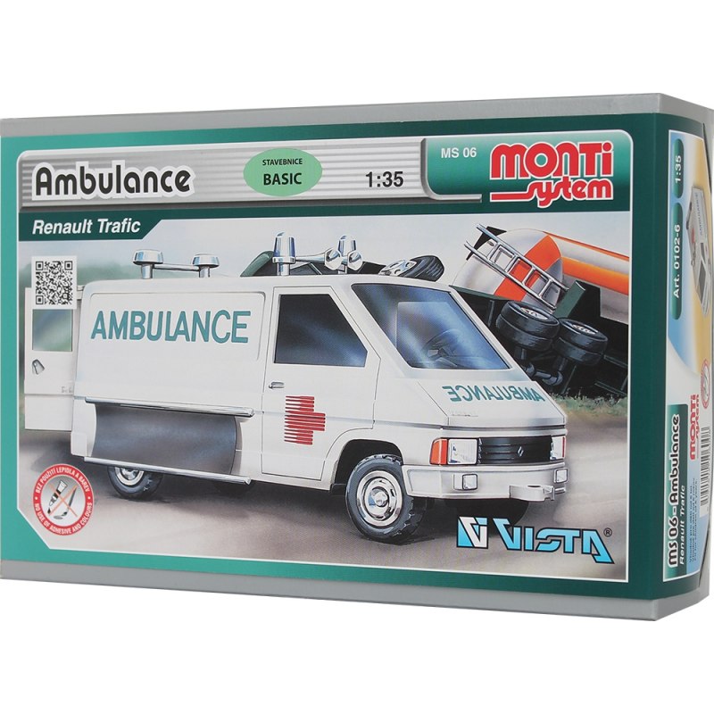 Monti System MS 06 - Ambulancia 1:35 - Stavebnice