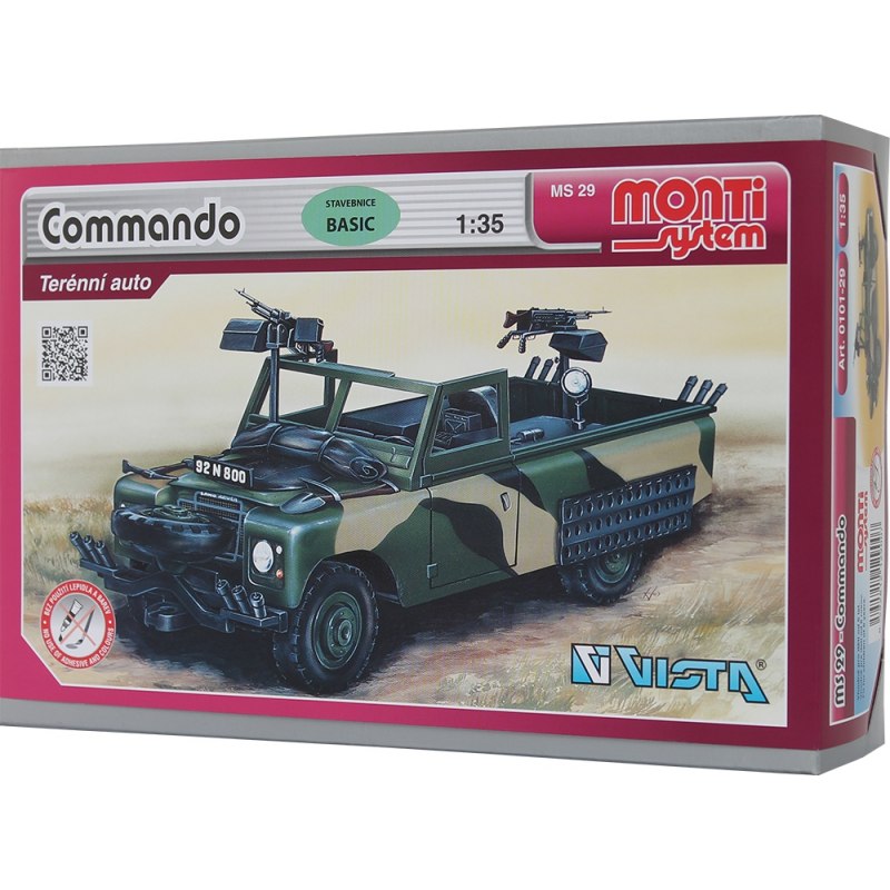 Monti System MS 29 - Commando Land Rover 1:35 - Stavebnice
