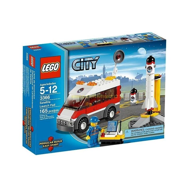LEGO CITY - Odpaľovacia rampa pre satelity 3366 - Stavebnice