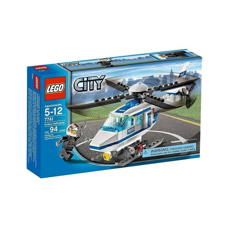 LEGO City - Policajný vrtuľník 7741 - Stavebnice