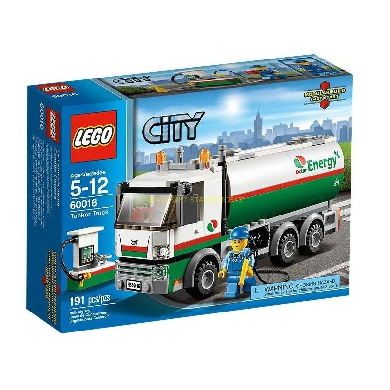 LEGO CITY - Cisterna 60016 - Stavebnice