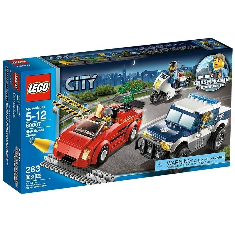 LEGO CITY - Policajná naháňačka 60007 - Stavebnice