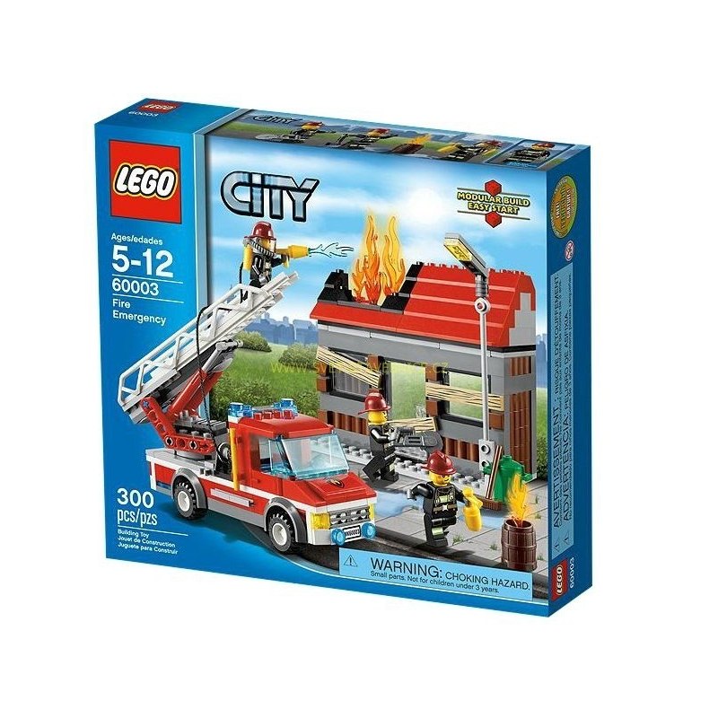LEGO CITY - Hasičská pohotovost 60003 - Stavebnice