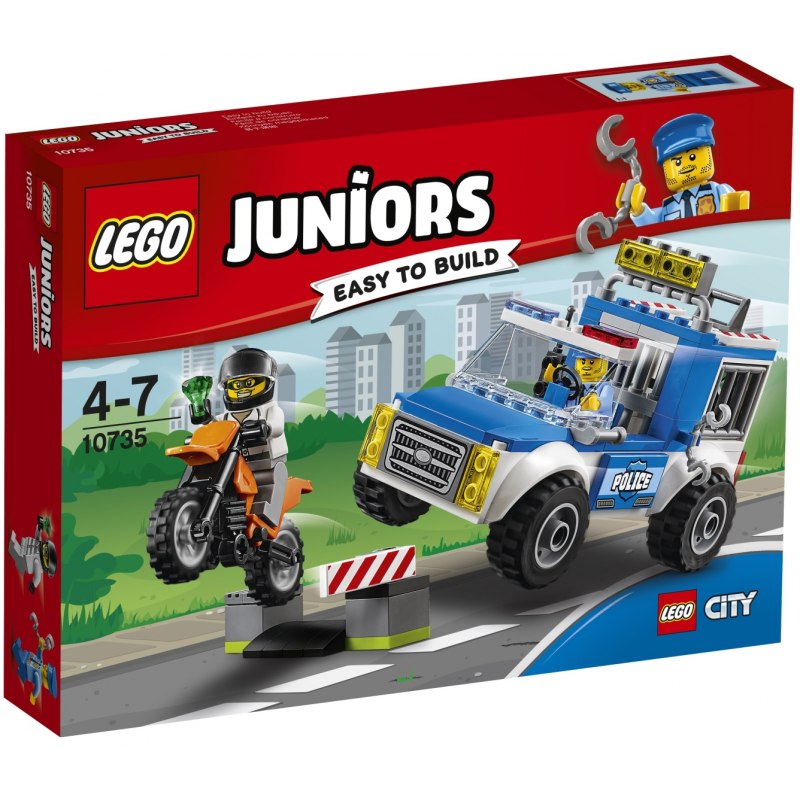 LEGO Juniors 10735 Honička s policejní dodávkou - Stavebnice