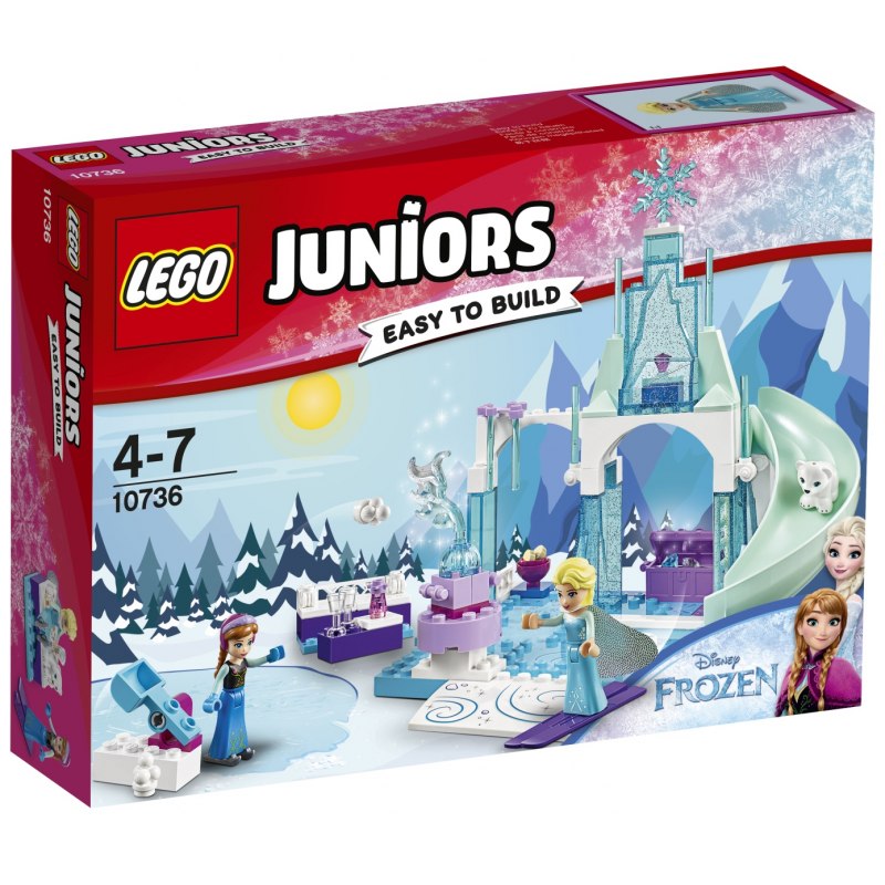 LEGO Juniors 10736 Ledové hřiště pro Annu a Elsu - Stavebnice