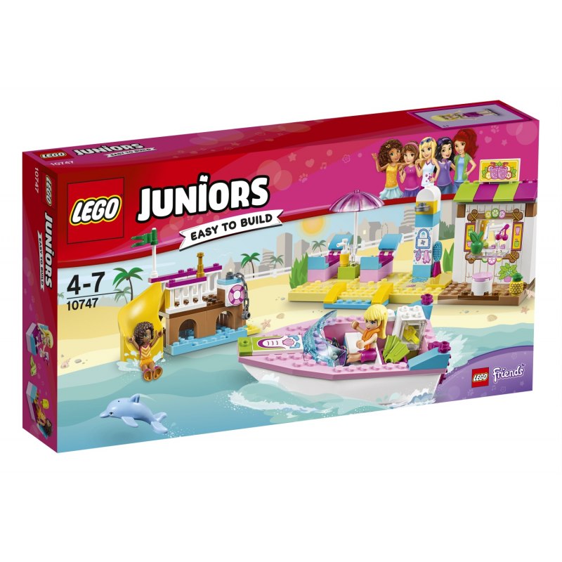 LEGO Juniors 10747 Andrea a Stephanie na dovolené na pláži - Stavebnice
