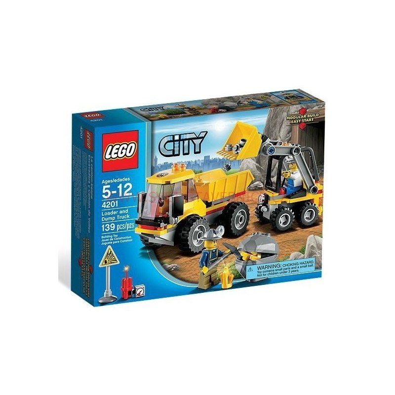 LEGO CITY - Nakladač a sklápěčka 4201 - Stavebnice