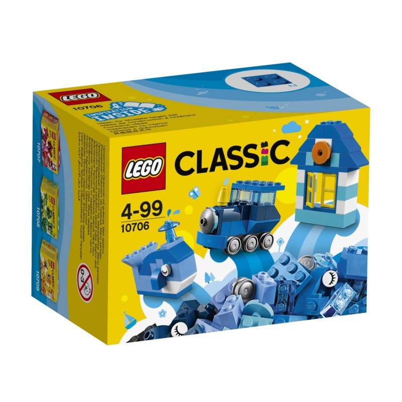 LEGO Classic 10706 Modrý kreativní box - Stavebnice