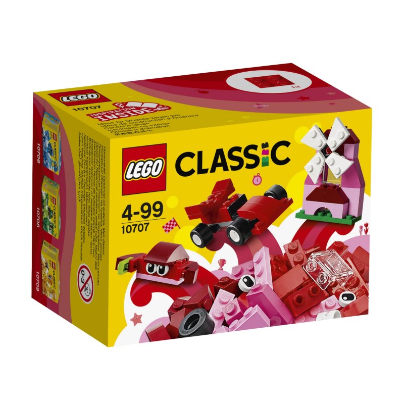 LEGO Classic 10707 Červený kreativní box - Stavebnice