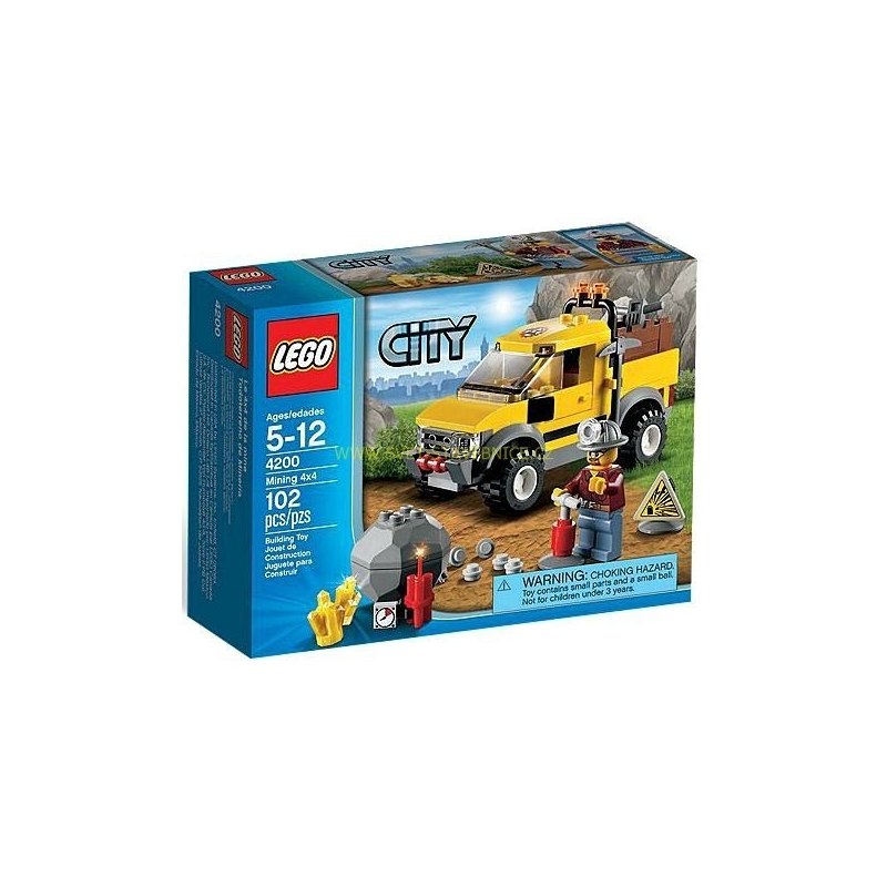 LEGO CITY - Ťažba 4x4 4200 - Stavebnice