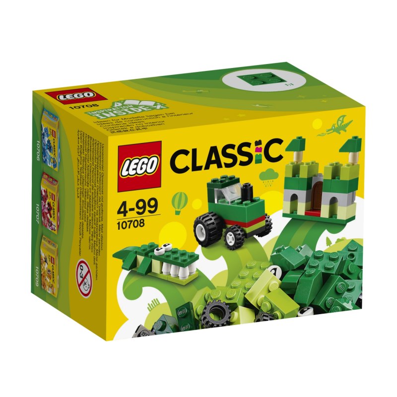 LEGO Classic 10708 Zelený kreativní box - Stavebnice