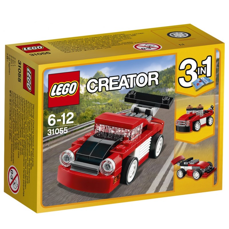 LEGO Creator 31055 Červené závodní auto - Stavebnice