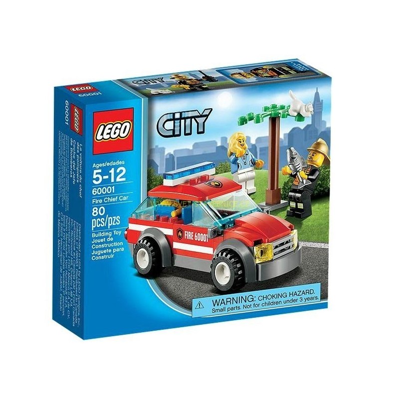 LEGO CITY - Auto velitele hasičů 60001 - Stavebnice