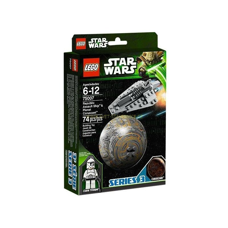 LEGO SW - Republic Assault Ship & Planet Coruscant 75007 - Stavebnice