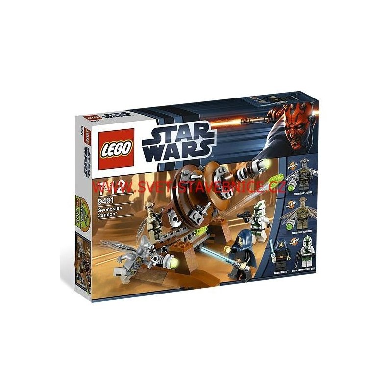 LEGO STAR WARS - Geonosianské dělo 9491 - Stavebnice