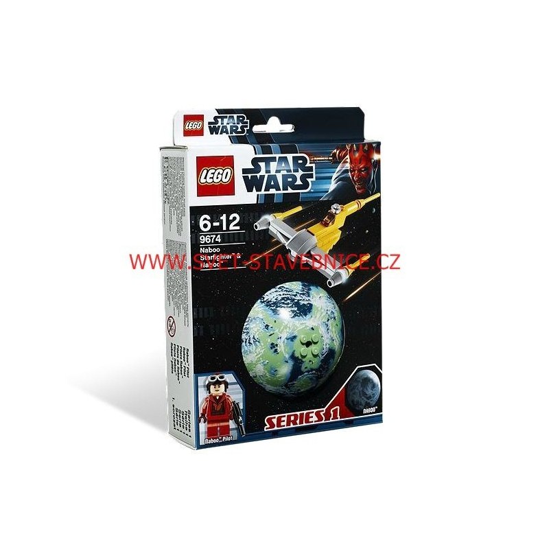 LEGO STAR WARS - Hviezdna stíhačka Naboo 9674 - Stavebnice
