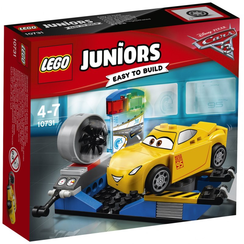 LEGO Juniors 10731 Závodní simulátor Cruz Ramirezové - Stavebnice