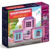 Stavějte domečky s magnetickou stavebnicí Magformers - sada Mini House pro holčičky. 
