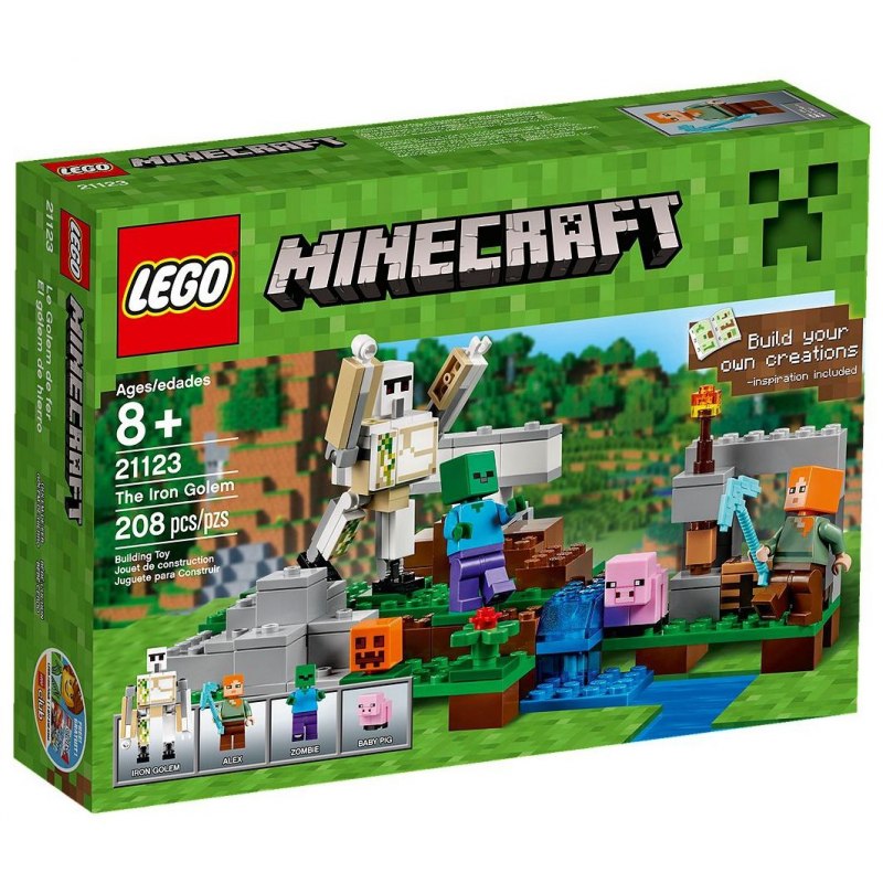 LEGO Minecraft 21123 Železný Golem - Stavebnice