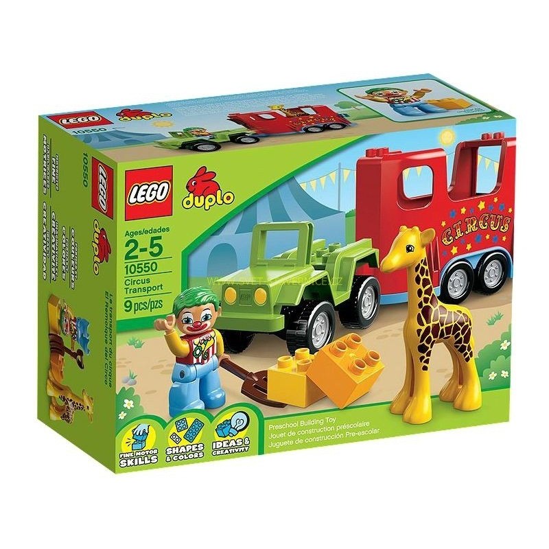 LEGO DUPLO - Cirkus na cestách 10550 - Stavebnice