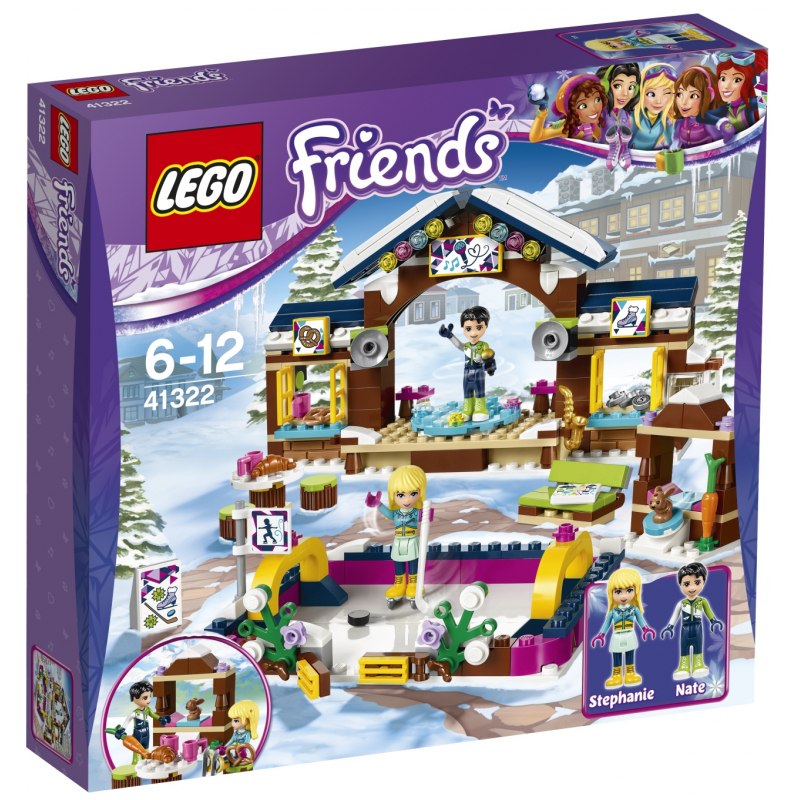 LEGO Friends 41322 Kluziště v zimním středisku - Stavebnice