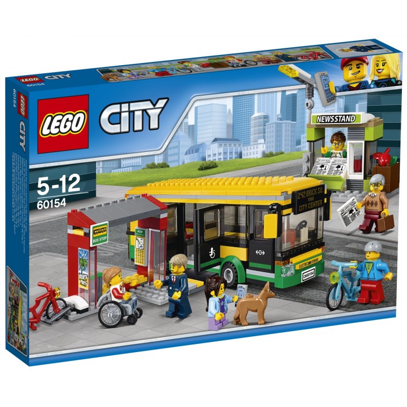 LEGO City 60154 Zastávka autobusu - Stavebnice
