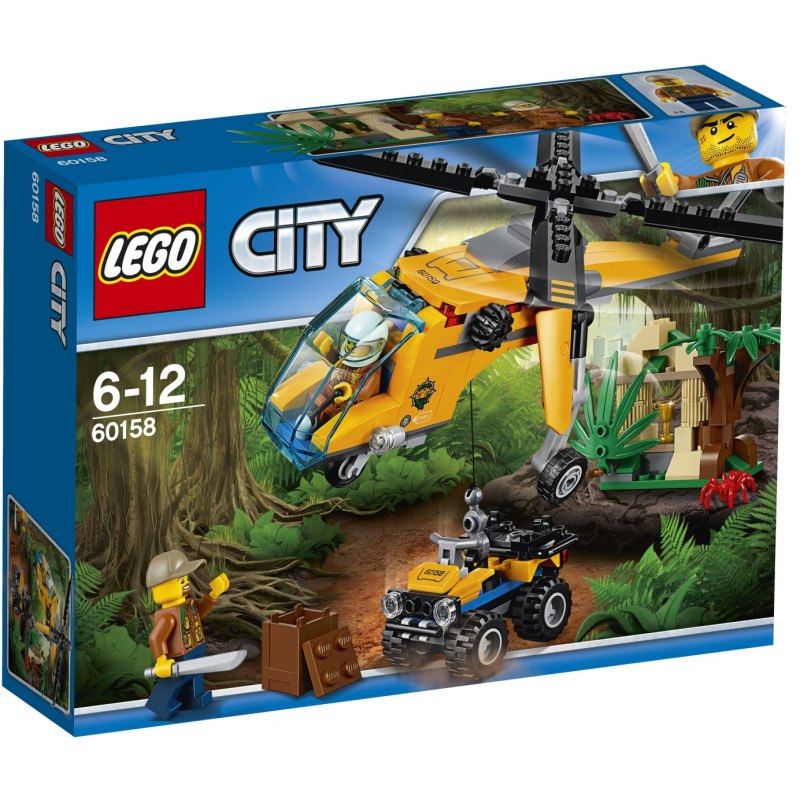 LEGO City 60158 Nákladní helikoptéra do džungle - Stavebnice