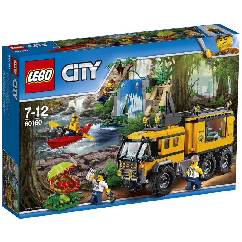 LEGO City 60160 Mobilní laboratoř do džungle - Stavebnice