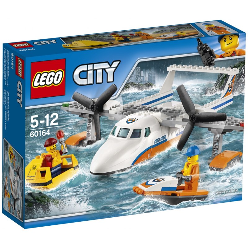 LEGO City 60164 Záchranářský hydroplán - Stavebnice