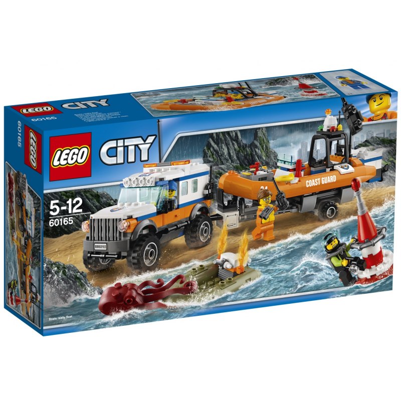 LEGO City 60165 Vozidlo zásahové jednotky 4x4 - Stavebnice