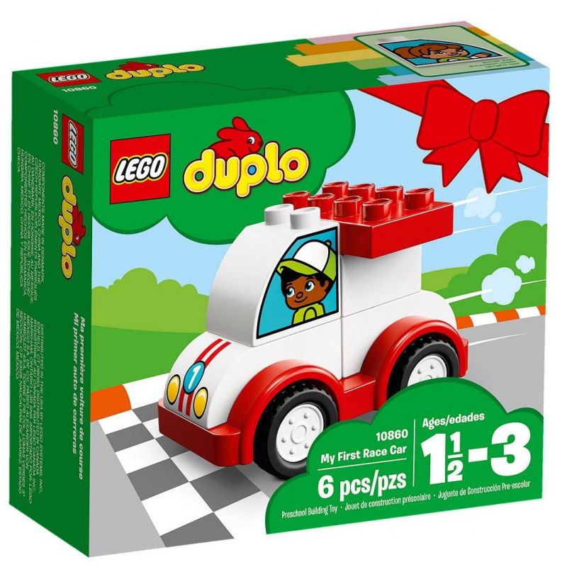 LEGO DUPLO 10860 Moje první závodní auto - Stavebnice