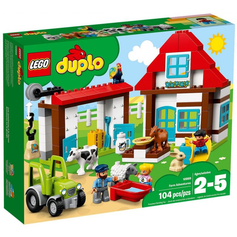 LEGO DUPLO 10869 Dobrodružství na farmě - Stavebnice
