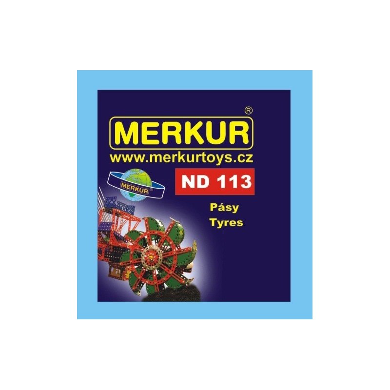 Merkur náhradní díly ND113 gumové pásy - Stavebnice