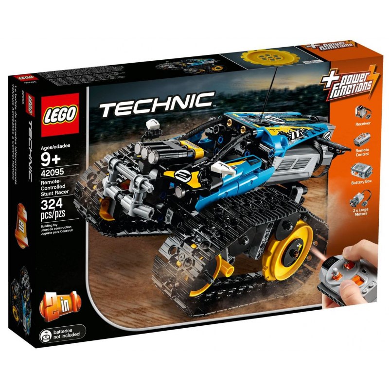 LEGO Technic 42095 Kaskadérské závodní auto na dálkové ovládání - Stavebnice