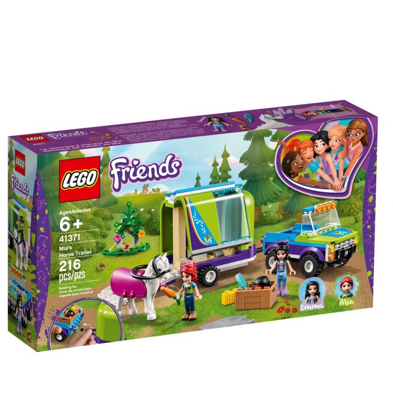 LEGO Friends 41371 Mia a přívěs pro koně - Stavebnice