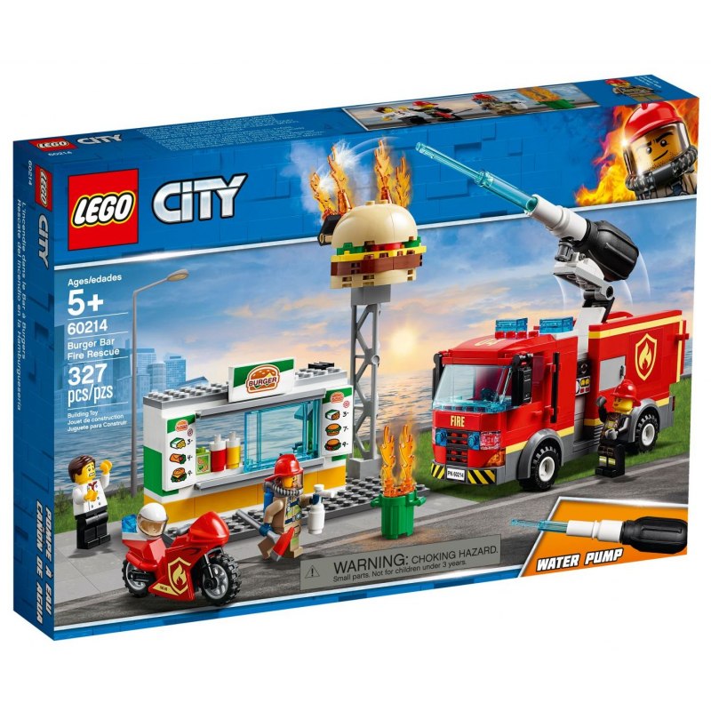 LEGO City 60214 Záchrana burgrárny - Stavebnice