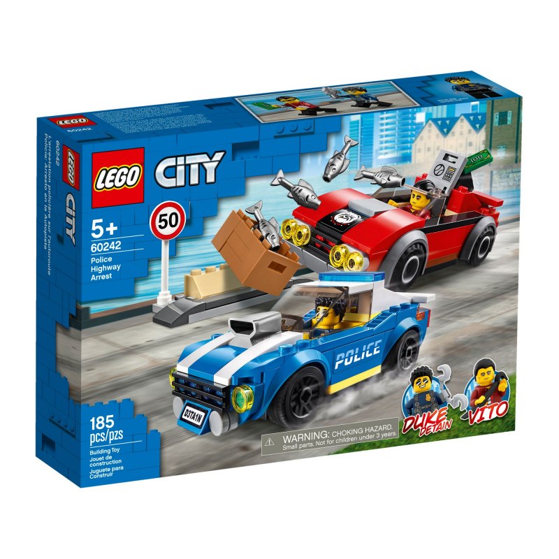 LEGO City 60242 Policejní honička na dálnici - Stavebnice