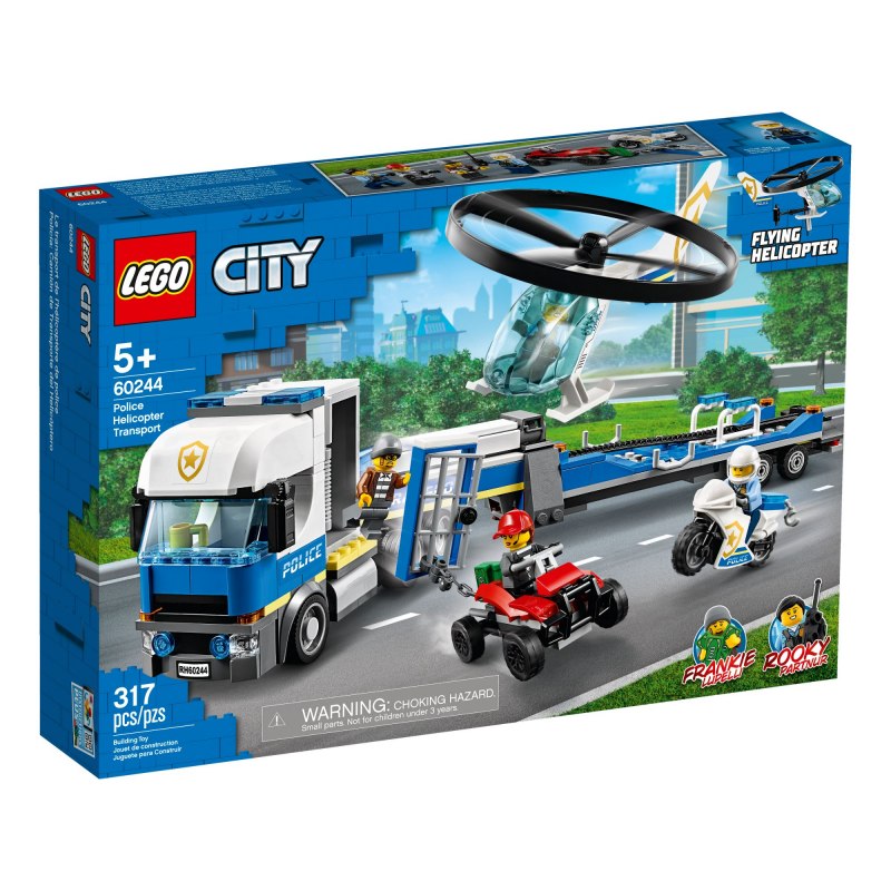 LEGO City 60244 Přeprava policejního vrtulníku - Stavebnice