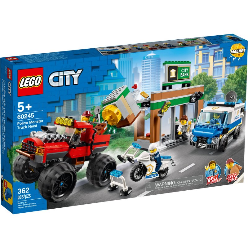LEGO City 60245 Lúpež s monster truckom - Stavebnice