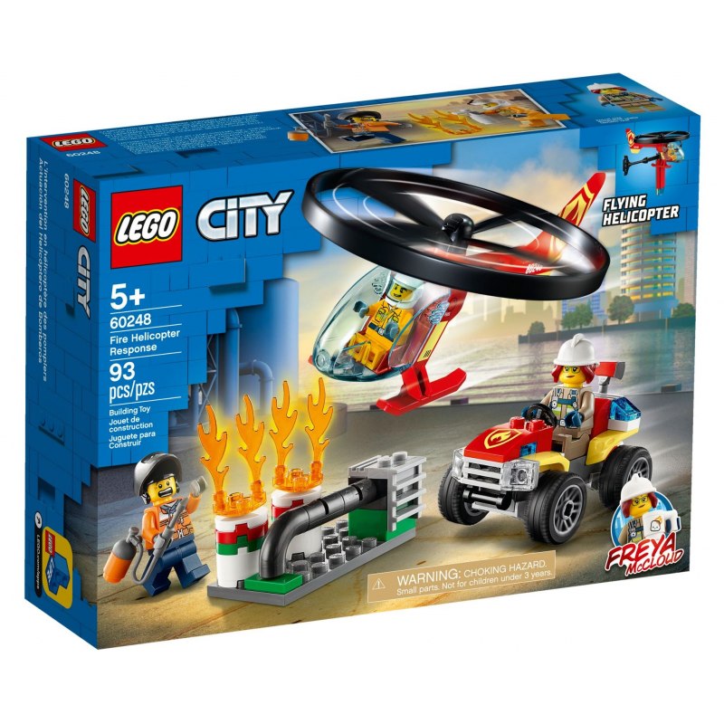 LEGO City 60248 Zásah hasičského vrtulníku - Stavebnice
