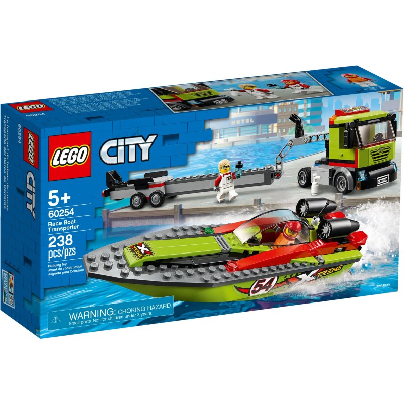 LEGO City 60254 Preprava závodného člna - Stavebnice
