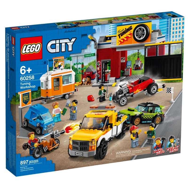 LEGO City 60258 Tuningová dílna - Stavebnice